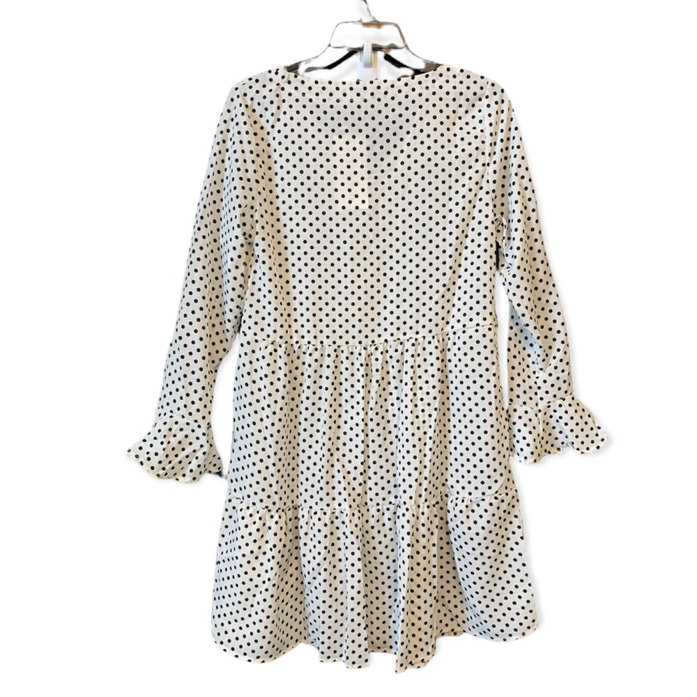 Misslook Long Sleeve Polka Dot Dress - Picture 6 of 6